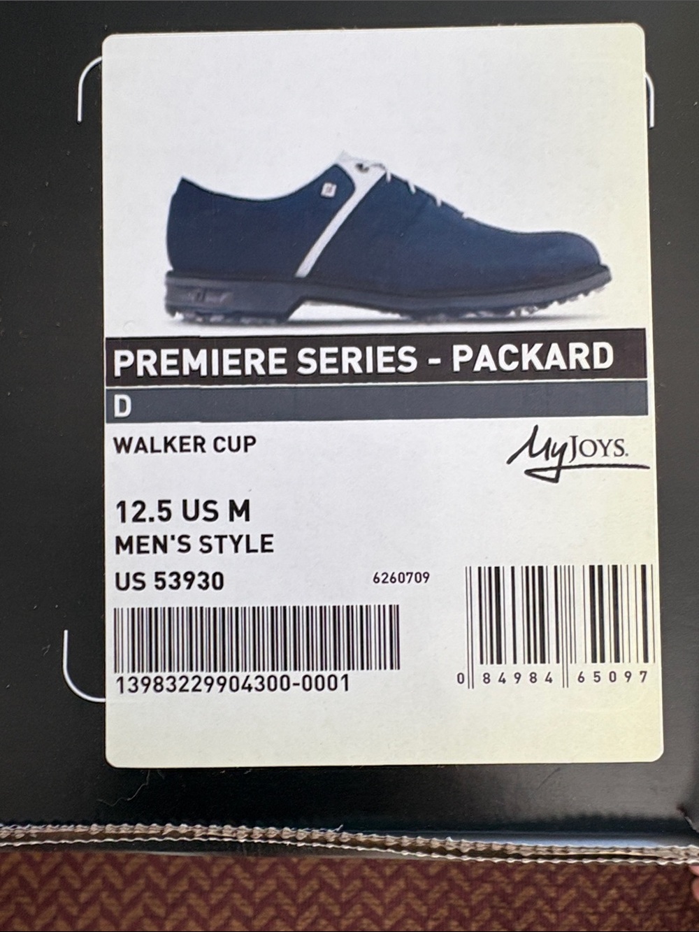 FootJoy Premiere Series Packard Walker Cup Men's Sneakers - Navy Blue